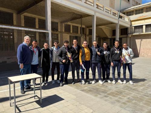 حفل توزيع الجوائز على الطلاب الفائزين في المسابقات الرياضية الوطنية